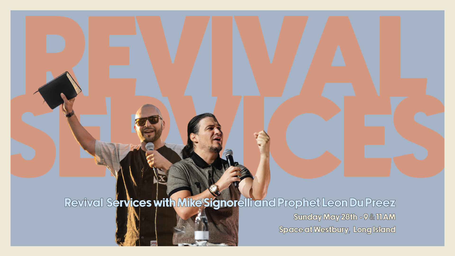 Revival services with prophet leon dupreez and pastor Mike signorelli