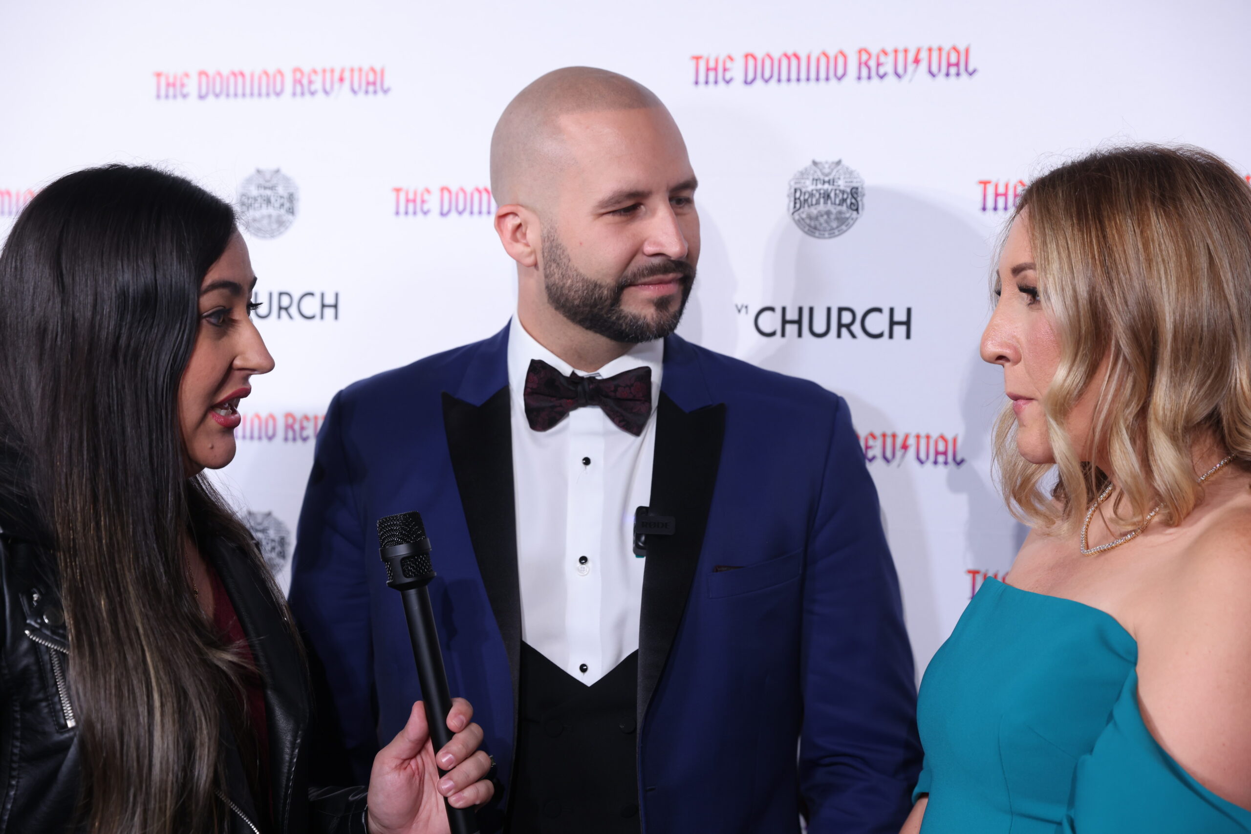 Pastor Mike and Julie Signorelli on the Domino Revival red carpet