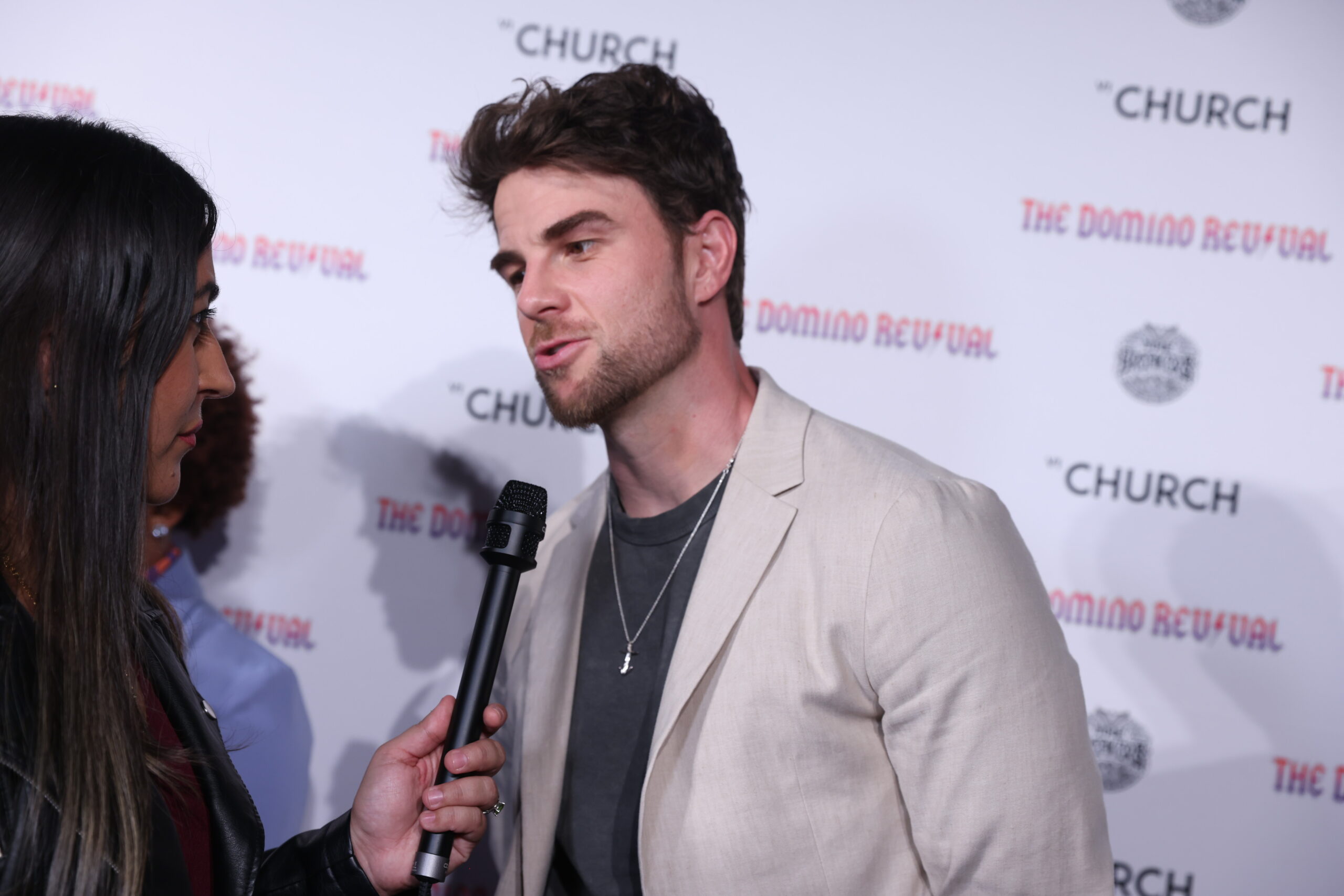 Nate Buzz on the Red Carpet of The Domino Revival